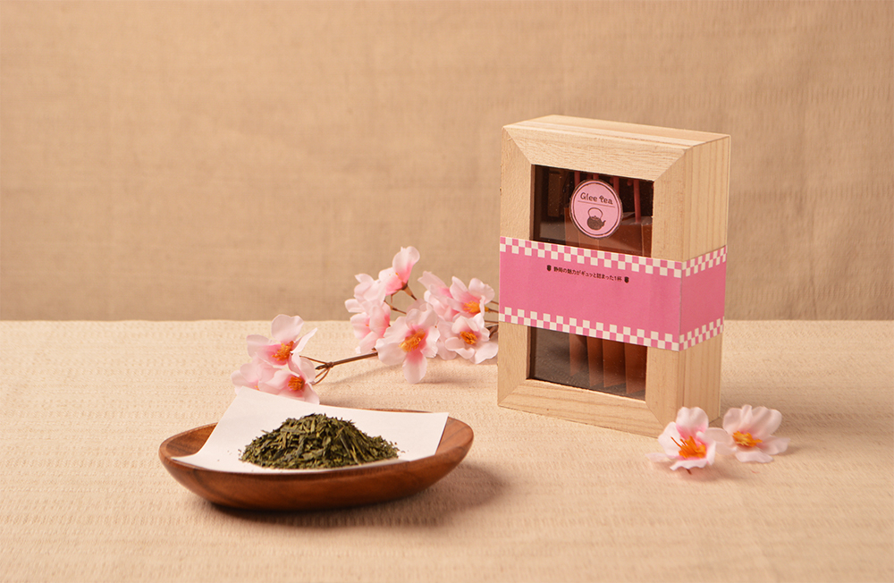 緑茶×桜